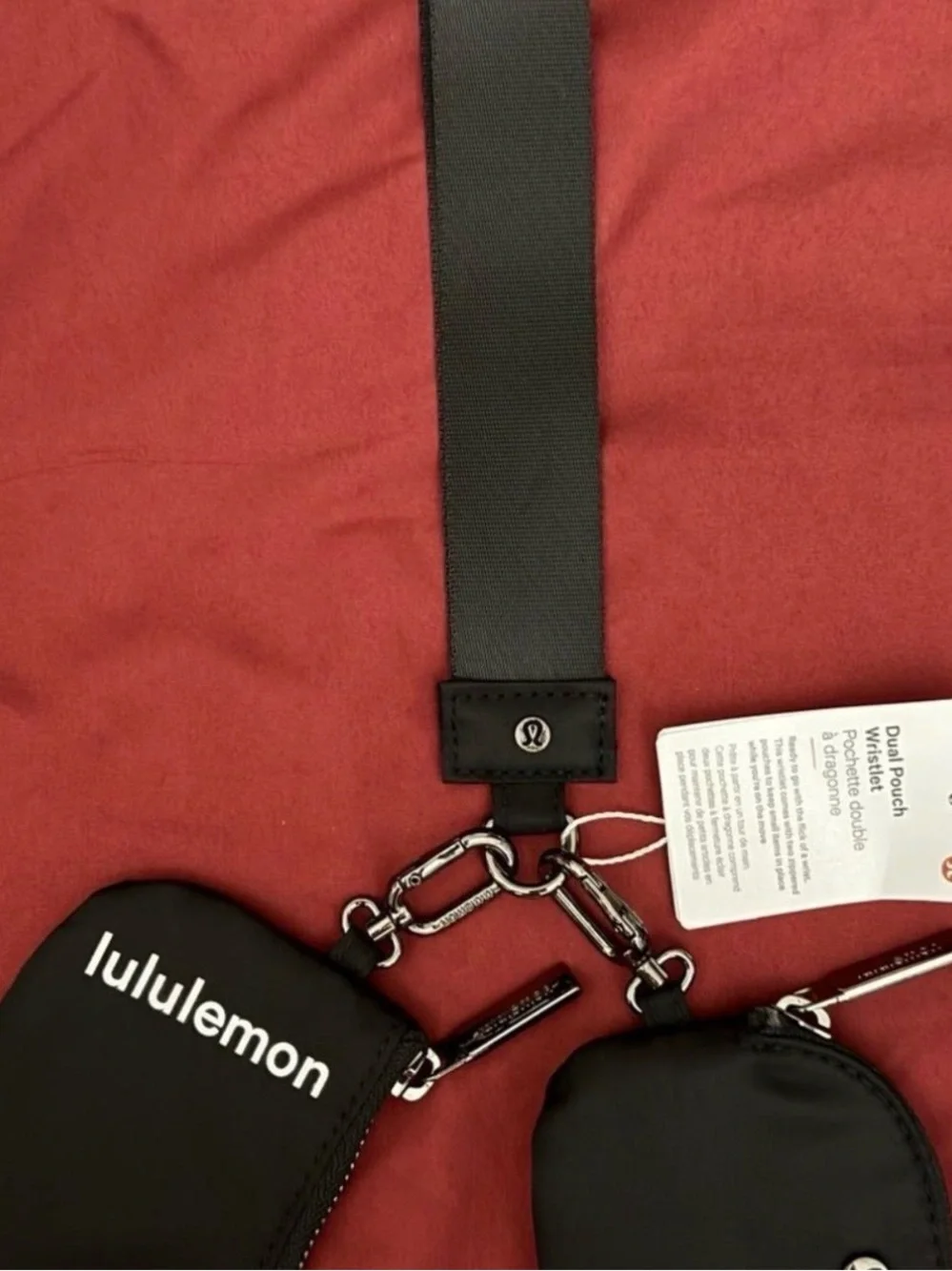 Pouch in black color